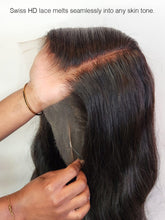 Brooklyn Hair Tiny Knots 13x6 Swiss HD Lace Pre Bleached & Plucked Knots Wig Loose Body Wave